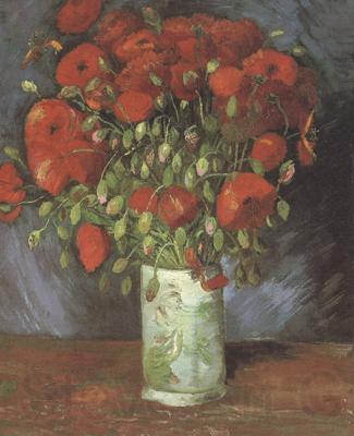 Vincent Van Gogh Vase wtih Red Poppies (nn040 Norge oil painting art
